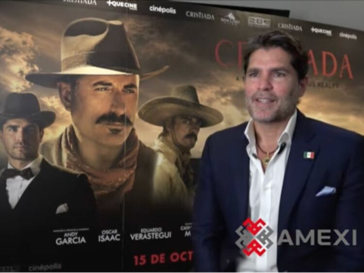 Eduardo Verástegui habla sobre su compromiso con el cine de valores y el estreno de Cristiada en México, a