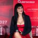 Susana Zabaleta habla ante medios sobre Zabaleta Sinfónica y su apoyo a la educación de trabajadores de la construcción.