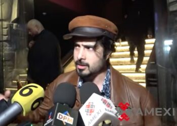 José Ángel Bichir durante su primera aparición pública tras la fuerte caída que sufrió.