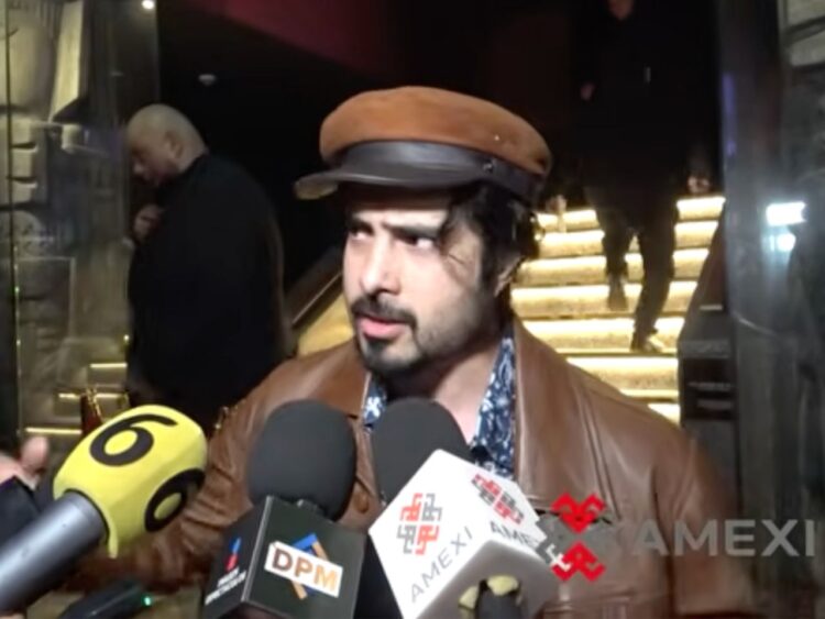 José Ángel Bichir durante su primera aparición pública tras la fuerte caída que sufrió.