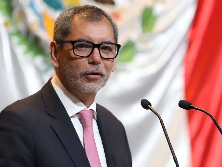 Édgar Amador, secretario de Hacienda. AMEXI Foto