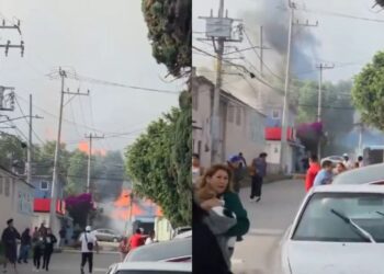 Explosión en gasera de Coacalco.