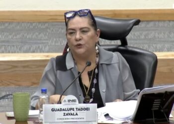 Guadalupe Taddei Zavala, consejera presidenta del INE.