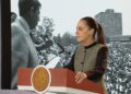 Homenaje a Cuauhtémoc Cárdenas en la mañanera de Claudia Sheinbaum. AMEXI Foto Captura de video
