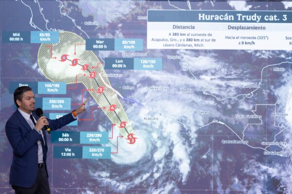Imagen huracán Trudy