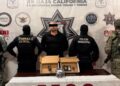 Iván N, ciudadano ruso, detenido en Tecate, BC, con una granada de fragmentación. AMEXI Foto Secretaría de Seguridad Ciudadana de Baja California