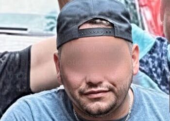 José David N, alias El Güero Gym o El 7, detenido en Totolapan, Morelos. Foto RRSS