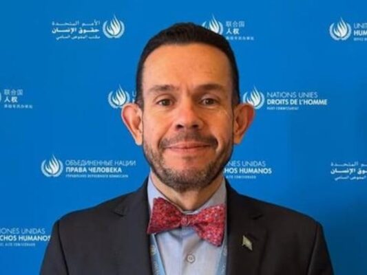 Juan Pablo Albán, presidente del Comité contra la Desaparición Forzada de la ONU.