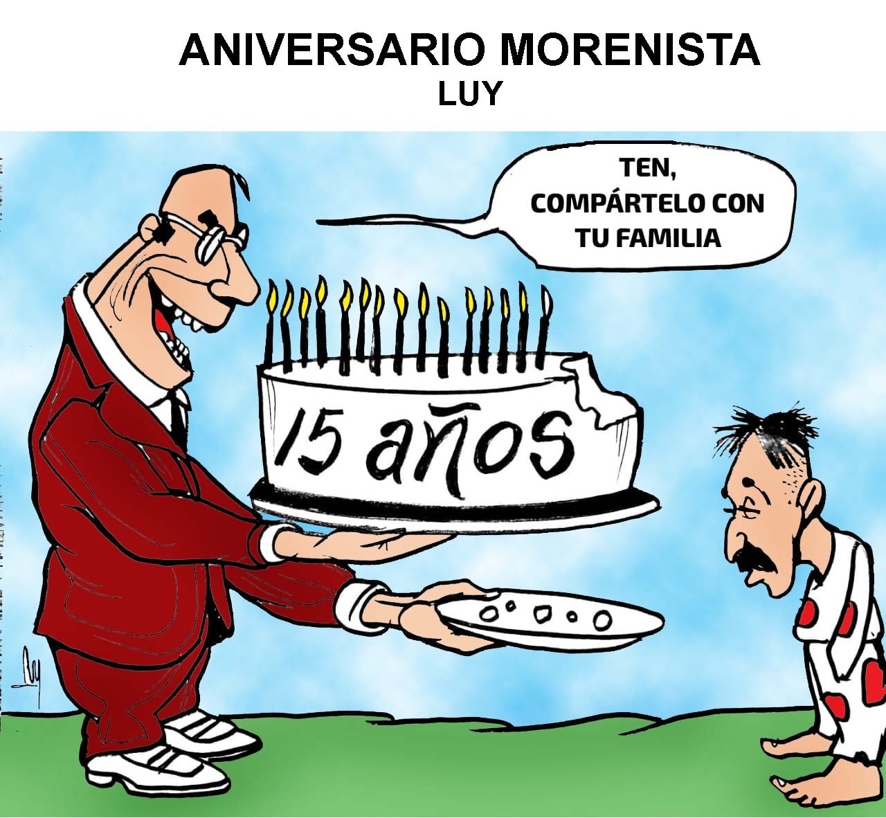 Aniversario morenista, LUY