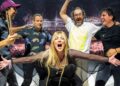 Amaia Montero y los integrantes de La Oreja de Van Gogh