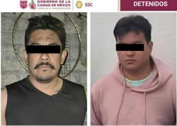 Por robo de motocicletas, detienen a dos presuntos integrantes de una banda delictiva en la CDMX.