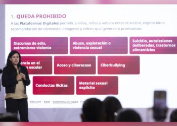 Prohibición para plataformas digitales para evitar la violencia