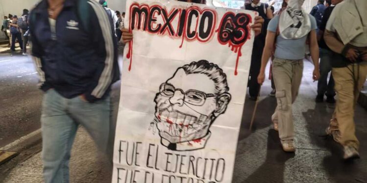 2 de octubre no se olvida; así la marcha conmemorativa en la CDMX