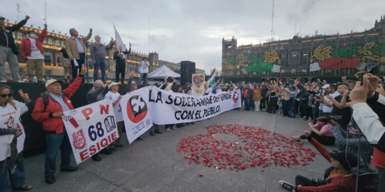 2 de octubre no se olvida; así la marcha conmemorativa en la CDMX