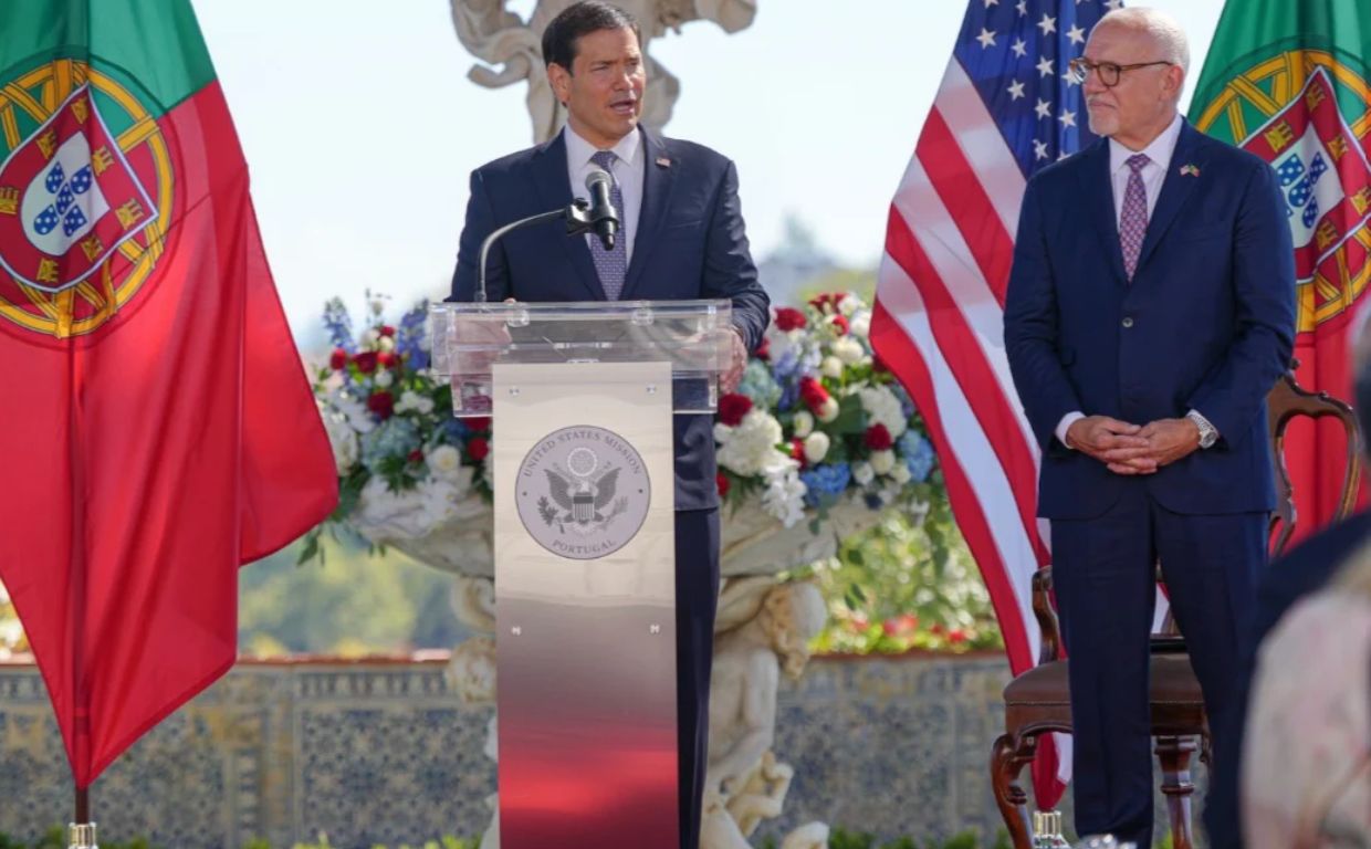 El secretario de Estado de la Unión Americana, Marco Rubio, visitó Portugal.