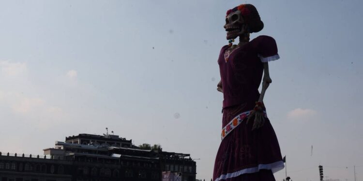 Así luce la Ofrenda Monumental del Zócalo de la CDMX