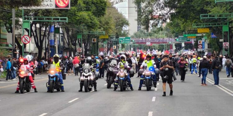2 de octubre no se olvida; así la marcha conmemorativa en la CDMX