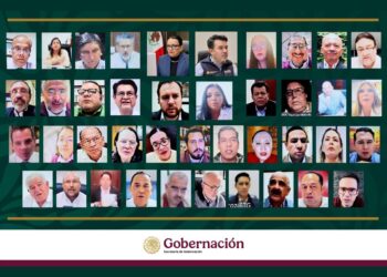 Reunión virtual en SEGOB de funcionarios vinculados con la búsqueda de desaparecidos. AMEXI Foto
