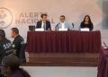 Rosa Icela Rodríguez informa los avances de la Estrategia Nacional de Búsqueda de Desaparecidos.