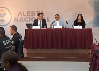 Rosa Icela Rodríguez informa los avances de la Estrategia Nacional de Búsqueda de Desaparecidos.