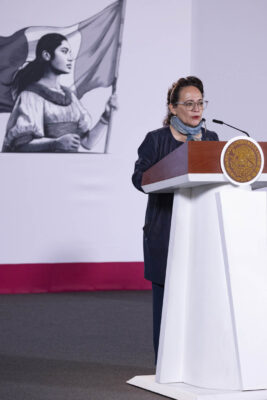 Rectora de la Universidad Nacional Rosario Castellanos, Alma Herrera, anuncia que nuevo plantel abrirá en 2027