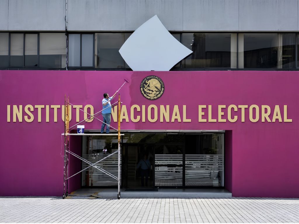 La sede del INE. PAN pide a Taddei aclarar relación con proveedores. AMEXI/Foto: Especial