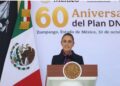 Sheinbaum encabeza aniversario del Plan DN-III-E