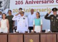 Sheinbaum en defensa de la soberanía nacional en el 205 aniversario de la Armada de México.