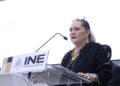Buena decisión, la renuncia de Guadalupe Taddei como Consejera presidenta  del Instituto Nacional Electoral (INE), afirma Claudia Sheinbaum.