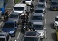 Tráfico por bloqueos de transportistas. Foto Especial