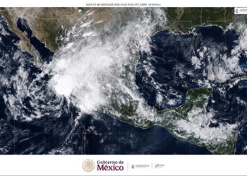 "Vance" deja lluvias intensas y suspensión de clases en Mazatlán, Concordia, Rosario y Escuinapa. AMESI/Foto: Conagua
