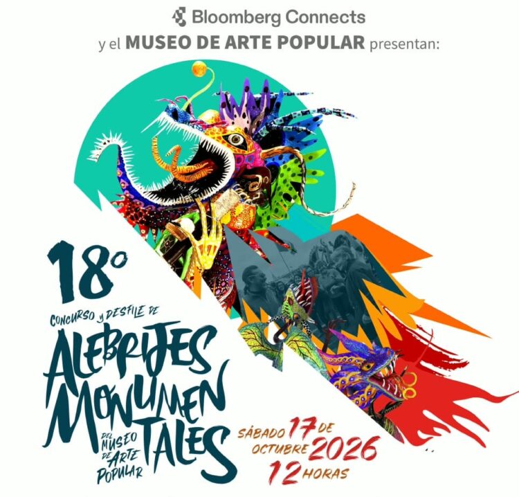 El MAP celebra el Día de Muertos con el desfile de alebrijes 2026. AMEXI/Foto: Secretaría de Cultura CDMX