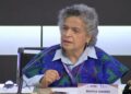 La exsenadora del PRI, Beatriz Paredes Rangel llamó al Gobierno de México a construir un Pacto Nacional en favor de las mujeres. AMEXI/FOTO/ INE