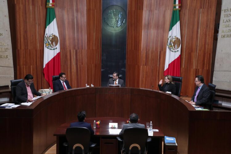 Las boletas electorales planchadas o sin doblez no podrán ser contabilizadas como votos, determina el TEPJF. AMEXI/FOTO/ TEPJF.
