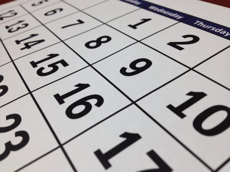 Calendario de indicadores económicos del Inegi con datos de inflación, empleo y actividad económica en México.