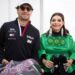Clara Brugada y “Checo” Pérez encabezan histórica exhibición de Fórmula 1 en Paseo de la Reforma. AMEXI/Foto: @ClaraBrugadaM