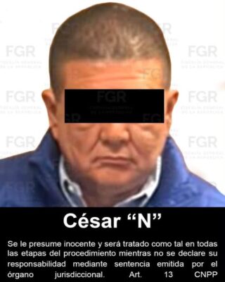 El encargo de Despacho de la FGE de Chihuahua, Gilberto Loya informó sobre la detención en esa entidad de César Jáuregui. AMEXI/FOTO/ Redes Sociales 