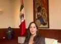 La presidenta Claudia Sheinbaum Pardo nombra a Lydia Antonio de la Garza como embajadora de México en Perú. AMEXI/FOTO/ @lydiaantoniodlg.