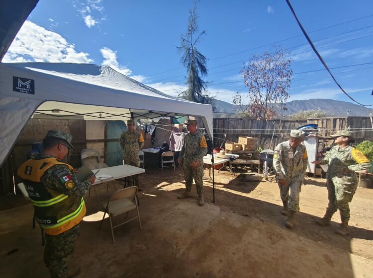 Ejército mantiene búsqueda de desaparecidos por tormenta Rachel