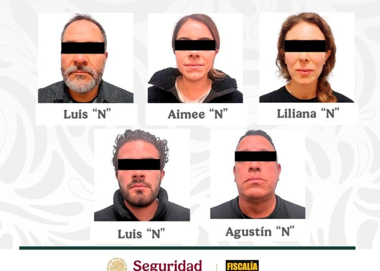 Cae grupo que se hacía pasar por funcionarios federales y estatales. AMEXI/Foto: @SSPCMexico