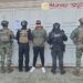 Agentes federales y marinos, cumplimentaron 12 órdenes de cateo en Uruapan, Pátzcuaro y Morelia, en el estado de Michoacán.