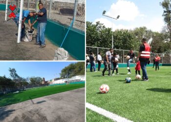 Fundación Vinte, recuperación de espacio deportivo.