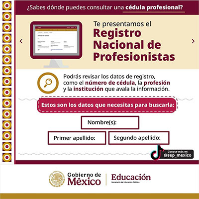 Registro Nacional de Profesionistas: cómo verificar un título y cédula de forma segura. AMEXI/Foto: SEP