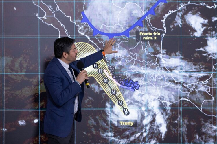 Alerta por Trudy en el Pacífico y Golfo de México