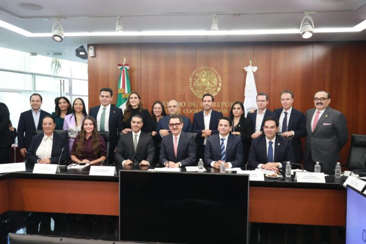 El presidente de la Jucopo en el Senado, Ignacio Mier señal que la Seguridad está por encima de intereses políticos y partidistas. AMEXI/FOTO/ Senado