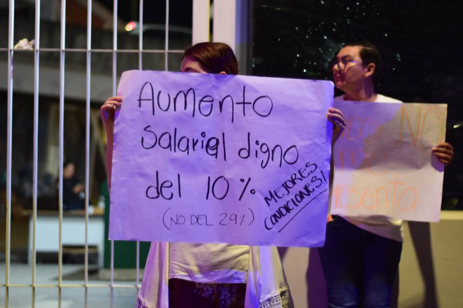 Manifestación trabajadores IMSS